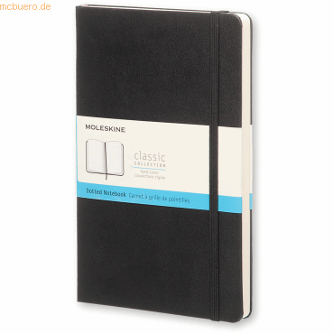Moleskine Notizbuch Large A5 Punktraster Hardcover 120 Blatt schwarz Moleskine Notizbuch Large A5 Punktraster Hardcover 120 Blatt schwarz von Moleskine