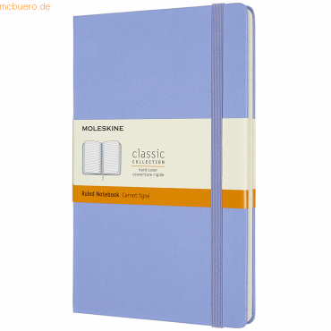Moleskine Notizbuch Large A5 liniert Hardcover 120 Blatt hortensienbla Moleskine Notizbuch Large A5 liniert Hardcover 120 Blatt hortensienbla von Moleskine