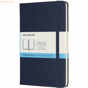 Moleskine Notizbuch Medium 11,5x18cm Punktraster Hardcover 104 Blatt s von Moleskine