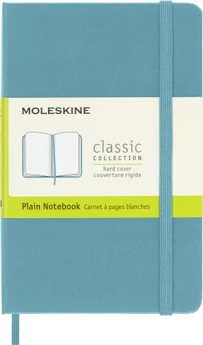 Moleskine Notizbuch Pocket, A6, Blanko, Hard Cover, Riff Blau von Moleskine