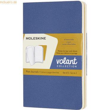 Moleskine Notizheft Volant Pocket A6 blanko Softcover VE=2 Stück vergi von Moleskine