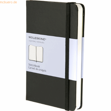 Moleskine Skizzenbuch Art Plus P A6 9x14cm 165g/qm Hardcover schwarz Moleskine Skizzenbuch Art Plus P A6 9x14cm 165g/qm Hardcover schwarz von Moleskine