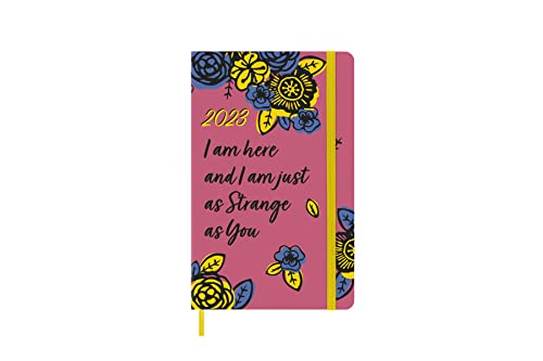 Moleskine Wochenplaner 2023, 12-monatiger Kalender, Limitierte Edition Frida Kahlo, Wochenplaner mit Hardcover und Elastischem Verschluss, Großformat 13 x 21 cm, Farbe Rosa von Moleskine