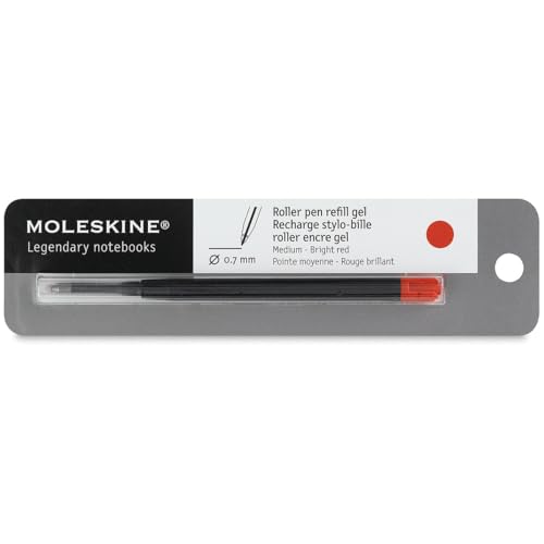 Moleskine Writing Collection Ersatzmine für Gelroller, 0,7 mm hellrot von Moleskine