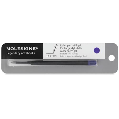 Moleskine Writing Collection Ersatzmine für Gelroller, 0,7 mm tiefviolett von Moleskine