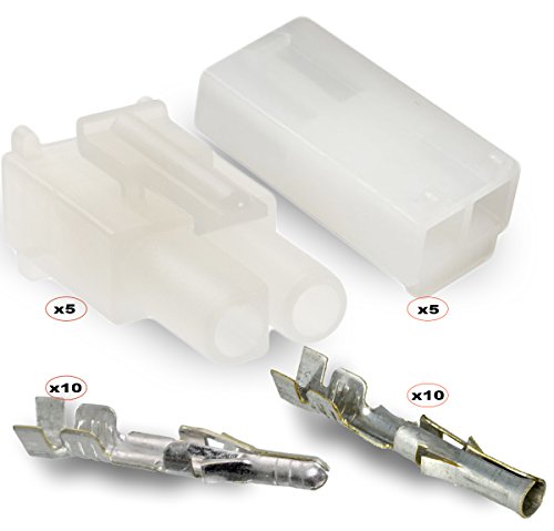 2-circuits .093 "– Molex, 5 passendes Set, 14–20 AWG, frei hängende, W/LOCK von Molex