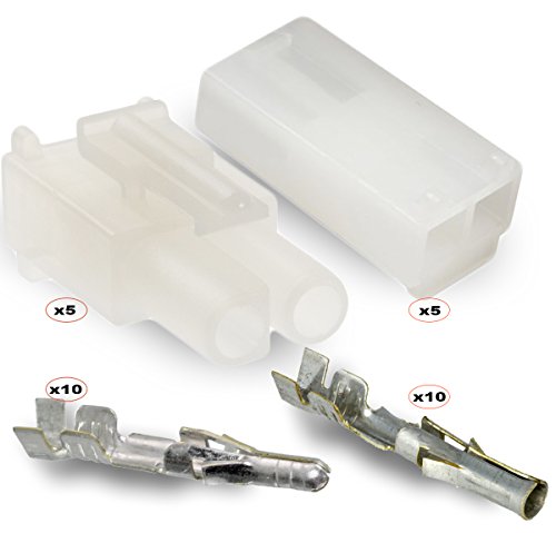 2-circuits .093 "– Molex, 5 passendes Set, 14–20 AWG, frei hängende, W/LOCK 2-circuits .093 "– Molex, 5 passendes Set, 14–20 AWG, frei hängende, W/LOCK von Molex