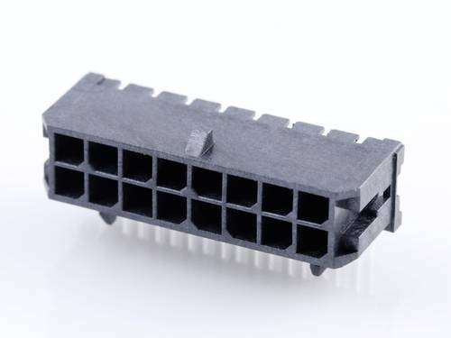 Molex Einbau-Stiftleiste (Standard) Polzahl Gesamt 16 Rastermaß: 3mm 430451601 1 St. Tray von Molex