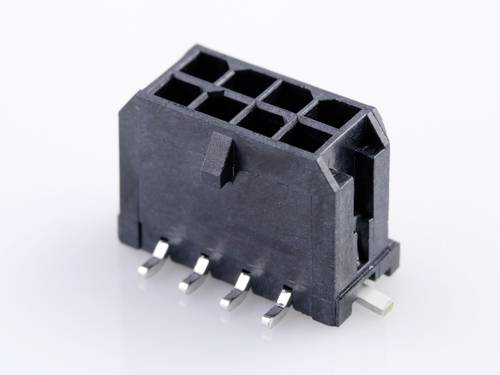 Molex Einbau-Stiftleiste (Standard) Polzahl Gesamt 8 Rastermaß: 3mm 430450818-200 200 St. Tape on F von Molex
