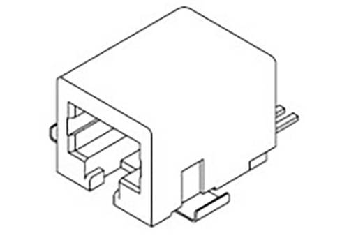 Molex MOL DataCom & Specialty Cat 3 Mod Jack/Plug 441440005 Buchse Schwarz 150St. von Molex