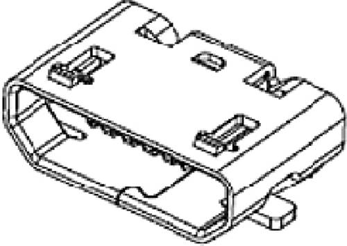 Molex Micro USB Buchse MOL Micro Solutions Bottom-Mount 473461001 Inhalt: 2000St. Molex Micro USB Buchse MOL Micro Solutions Bottom-Mount 473461001 Inhalt: 2000St. von Molex