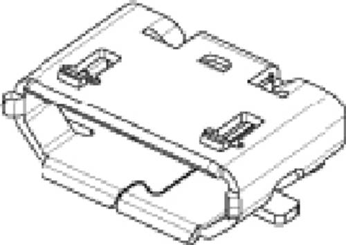 Molex Micro USB Buchse MOL Micro Solutions Rechtwinklig 473460001 Inhalt: 2000St. von Molex