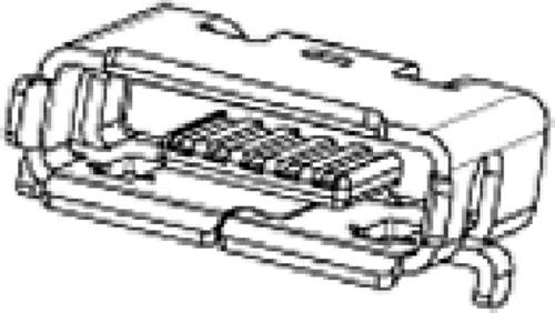 Molex Micro USB Buchse MOL Micro Solutions Rechtwinklig 475900001 Inhalt: 1500St. von Molex