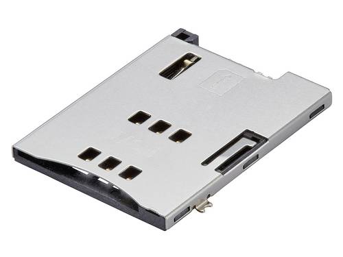 Molex SIM-Karten-Slot Polzahl Gesamt 6 Rastermaß: 2.54mm 475530001-600 600 St. Tape on Full reel von Molex