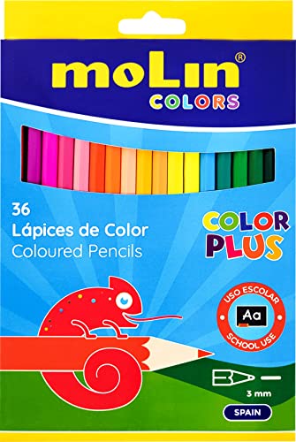 Molin lcp460 – 36B – Pack von 36 Bleistifte Farbe von Molin