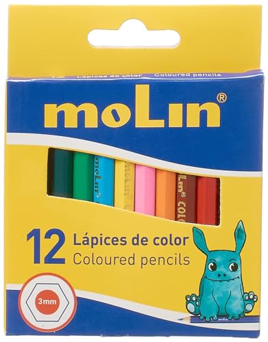 Molin lcp470 – 12B – Farbstifte, 12 Stück-Farbe von Molin