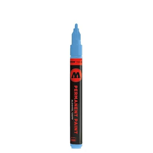 Molotow 120 PP Marker – 2 mm Permanent-Tintenstift (Shock Blue Middle) von Molotow