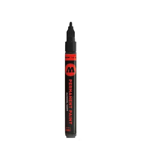Molotow 120 PP Marker – 2 mm Permanent-Tintenstift (Signalschwarz) von Molotow