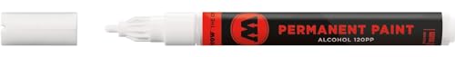 Molotow 120 PP Marker – 2 mm Permanent-Tintenstift (Signalweiß) von Molotow