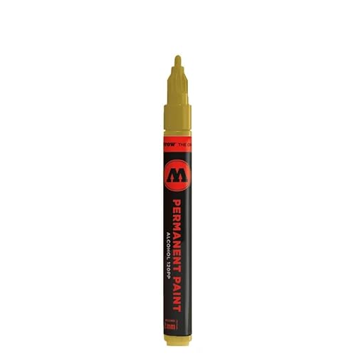 Molotow 120 PP Marker – 2 mm Permanent-Tintenstift (gold) von Molotow