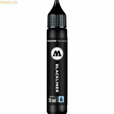 Molotow Blackliner Nachfülltinte 30ml schwarz von Molotow