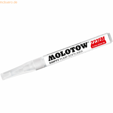 Molotow Leermarker Pump Marker System 223 EM Soft Chisel von Molotow