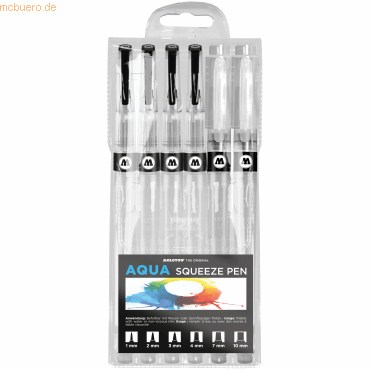 Molotow Leerstift Aqua Squeeze Pen Basic-Set 2 von Molotow