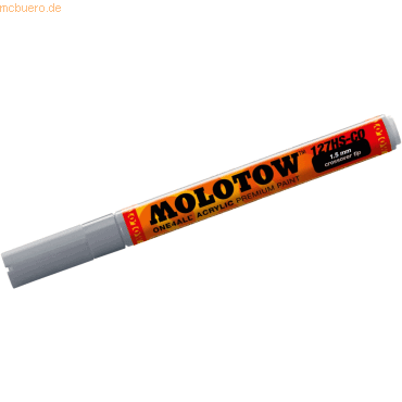 Molotow Permanentmarker One4All 127 HS-CO nachfüllbar 1,5mm cool grey von Molotow