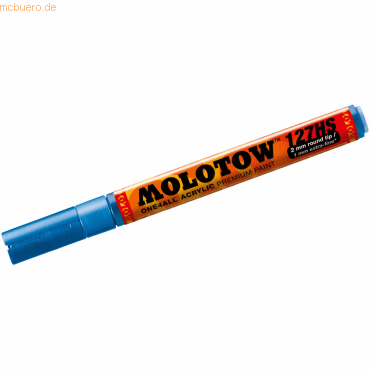 Molotow Permanentmarker One4All 127 HS nachfüllbar 2mm metallic blue von Molotow