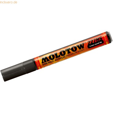 Molotow Permanentmarker One4All 227 HS nachfüllbar 4mm signalschwarz von Molotow