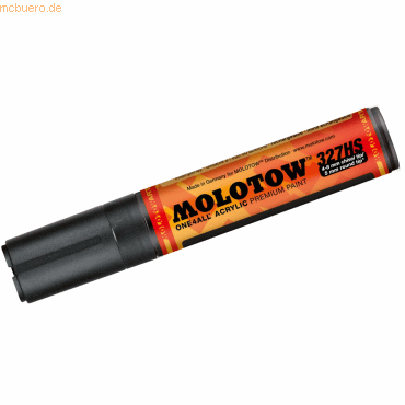 Molotow Permanentmarker One4All 327 HS nachfüllbar 4-8mm signalschwarz von Molotow