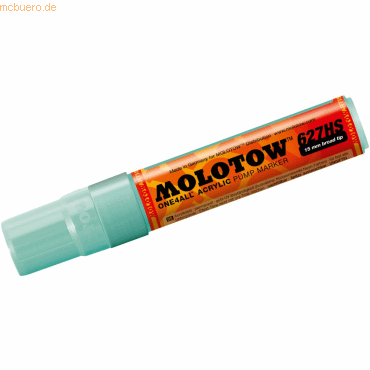 Molotow Permanentmarker One4All 627 HS nachfüllbar 15mm lagoblau paste von Molotow
