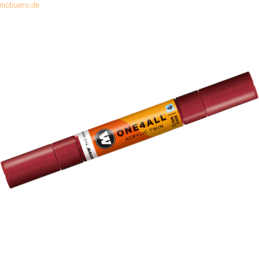 Molotow Permanentmarker One4All Acrylic Twin nachfüllbar 1,5 und 4mm b von Molotow