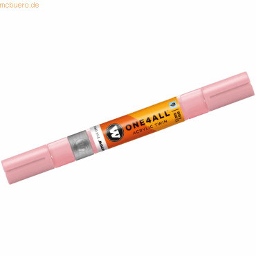 Molotow Permanentmarker One4All Acrylic Twin nachfüllbar 1,5 und 4mm h von Molotow