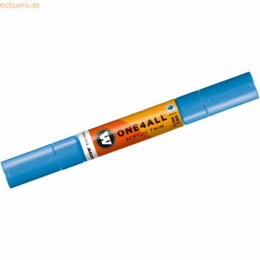 Molotow Permanentmarker One4All Acrylic Twin nachfüllbar 1,5 und 4mm s von Molotow