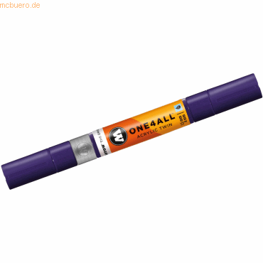 Molotow Permanentmarker One4All Acrylic Twin nachfüllbar 1,5 und 4mm v von Molotow