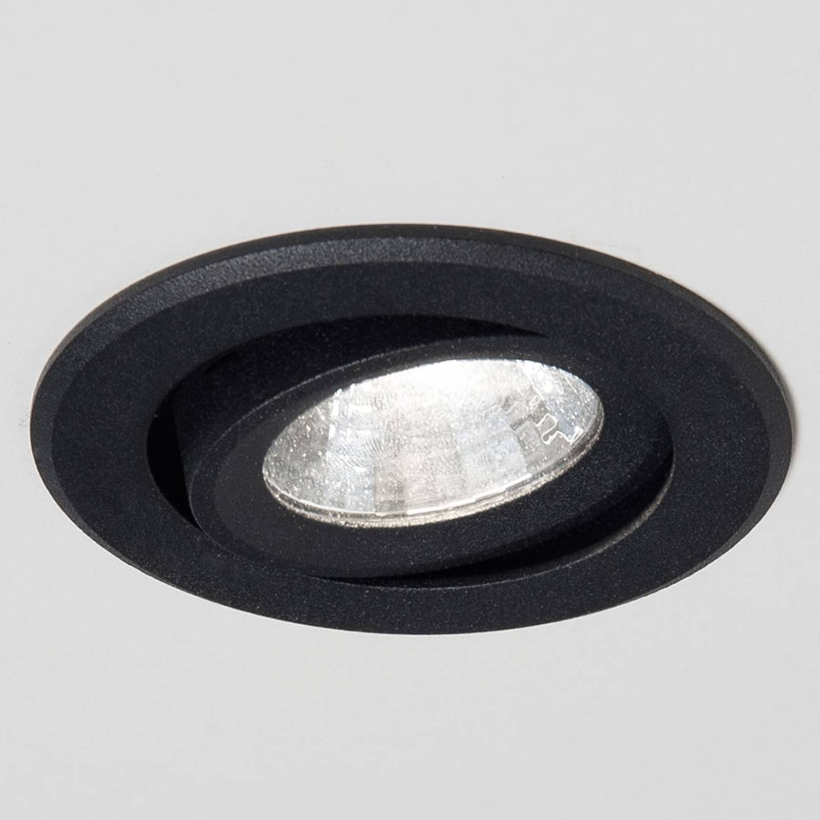 Agon Round LED-Einbaustrahler 3.000K 40° schwarz von Molto Luce