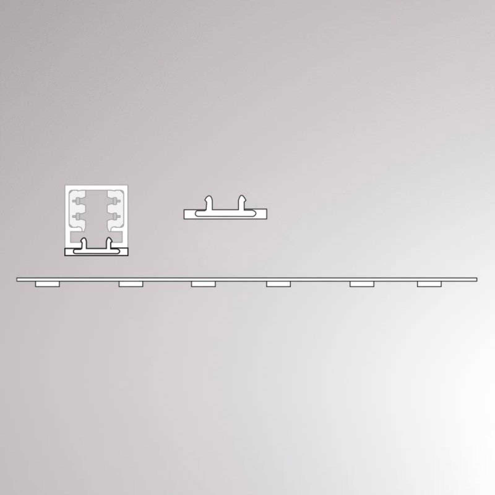 Blindabdeckung für Volare Schiene, 1m, schwarz Blindabdeckung für Volare Schiene, 1m, schwarz von Molto Luce