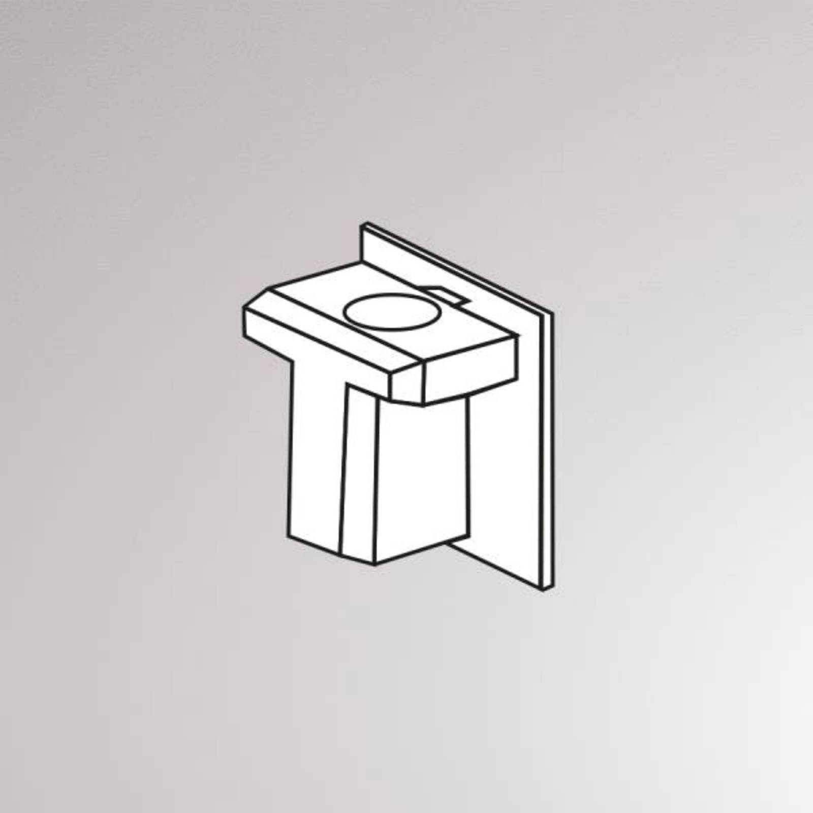 Endkappe für 2-Phasen Stromschiene Volare, schwarz Endkappe für 2-Phasen Stromschiene Volare, schwarz von Molto Luce