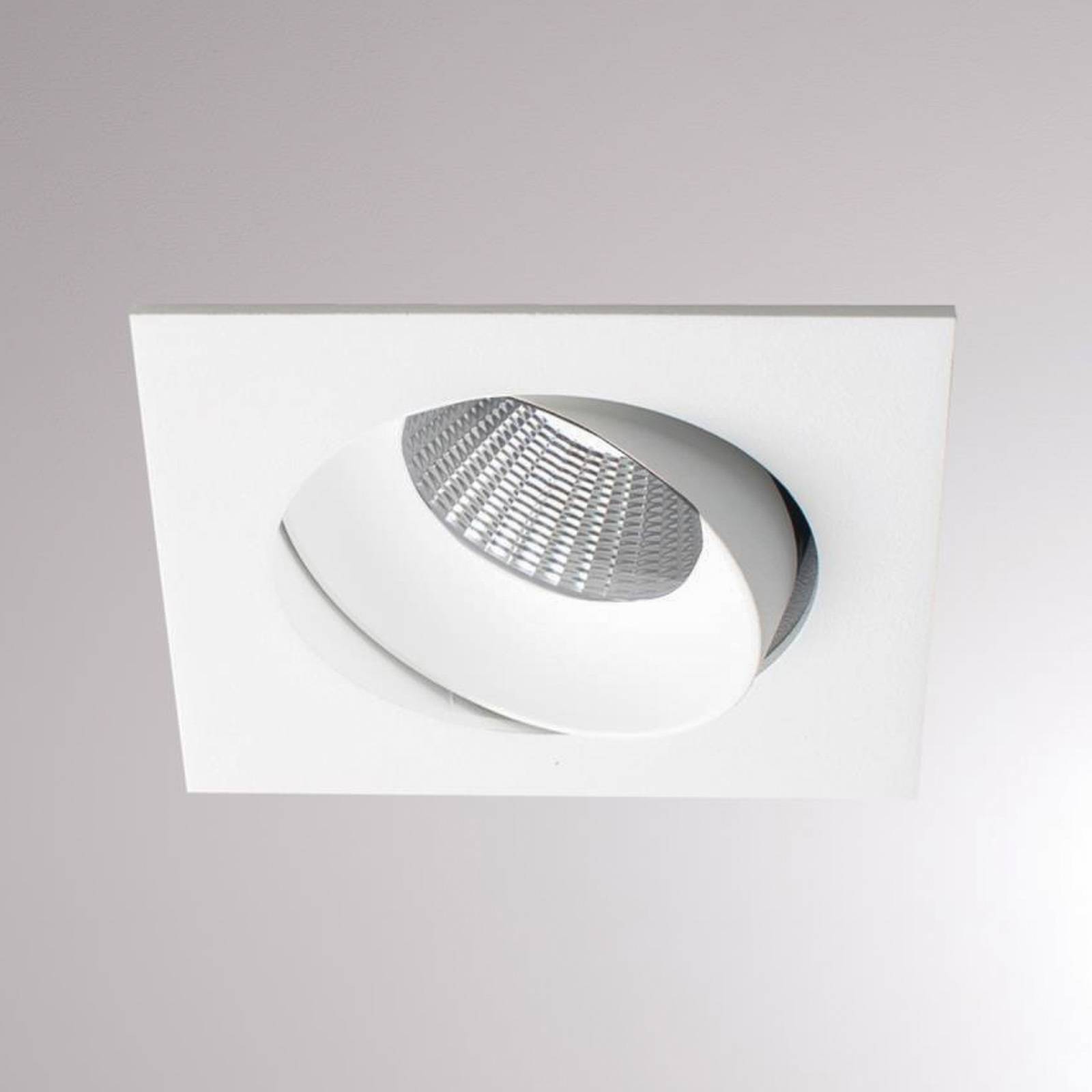 Kalio LED-Einbaulampe eckig 2700K 24° weiß von Molto Luce