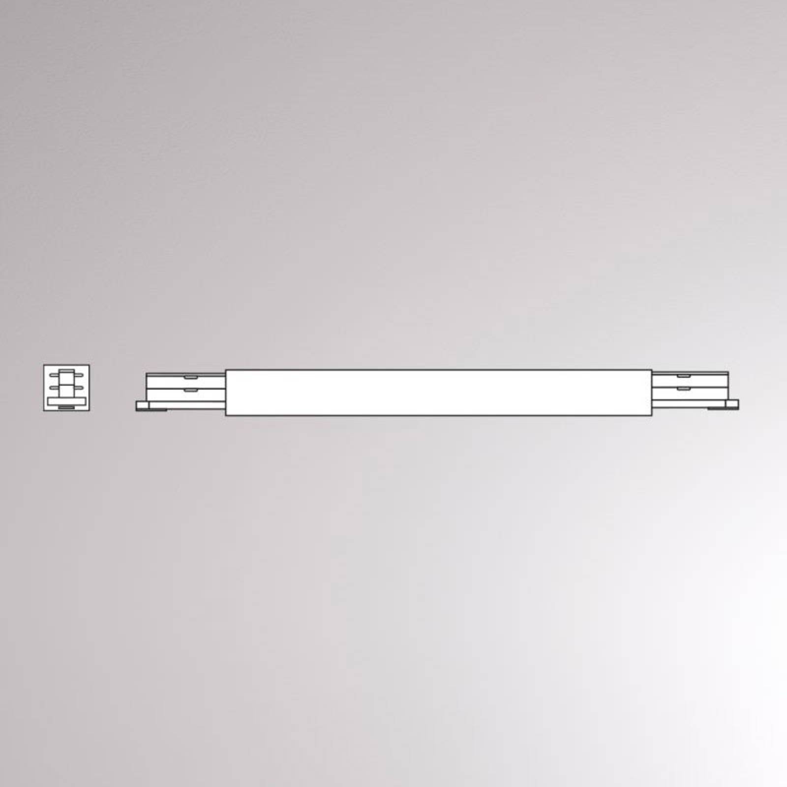 Mitteleinspeisung Volare, 2-Phasen-Schiene, schwarz, 30 cm Mitteleinspeisung Volare, 2-Phasen-Schiene, schwarz, 30 cm von Molto Luce