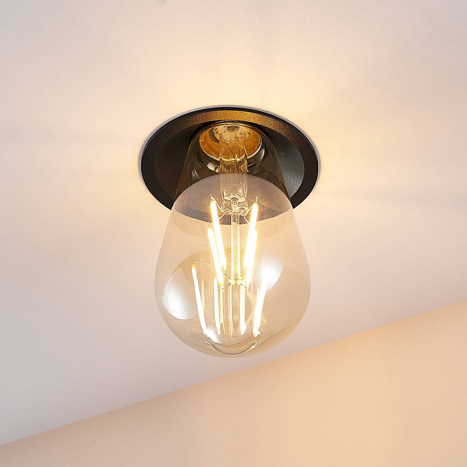 Molto Luce Einbaulampe Willi 68R, schwarz, Alu, E27 Molto Luce Einbaulampe Willi 68R, schwarz, Alu, E27 von Molto Luce