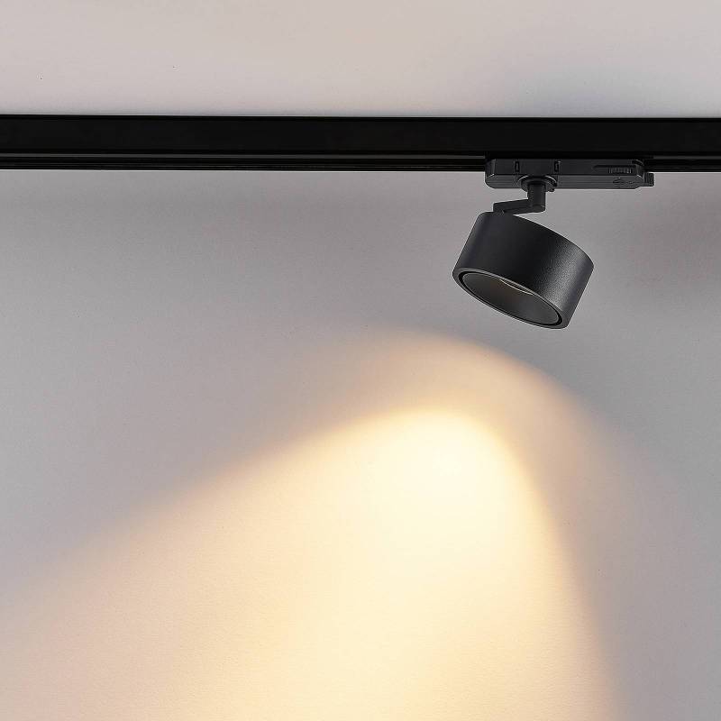 Molto Luce LED-3-Phasen-Schienenstrahler Magis, schwarz, 827 von Molto Luce
