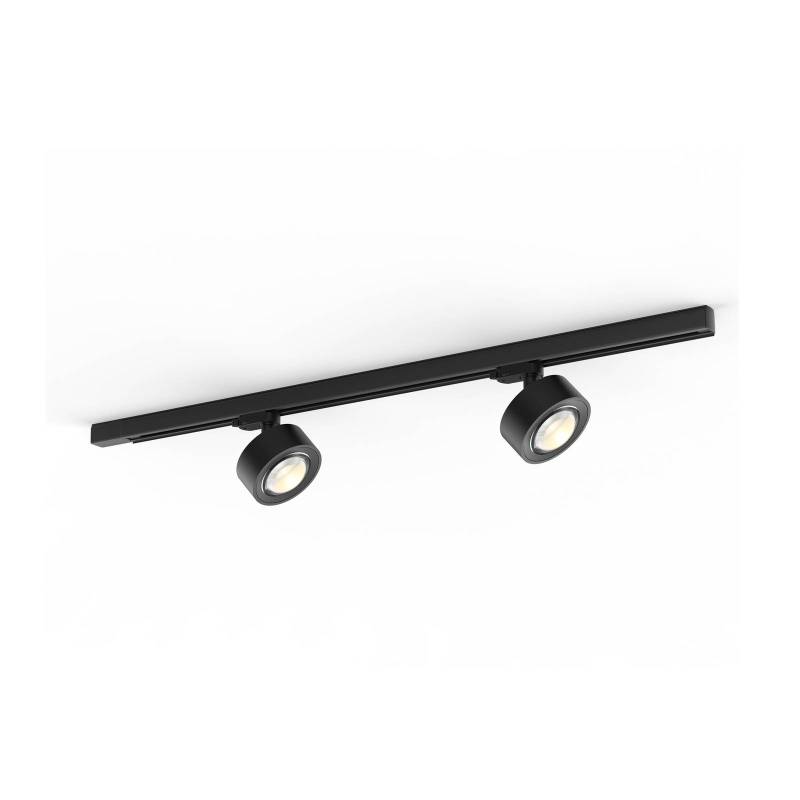 Molto Luce LED-3-Phasen-Schienensystem Mag, schwarz, 827 von Molto Luce