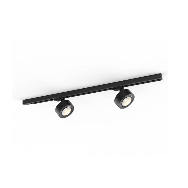 Molto Luce LED-3-Phasen-Schienensystem Mag, schwarz, 830 von Molto Luce