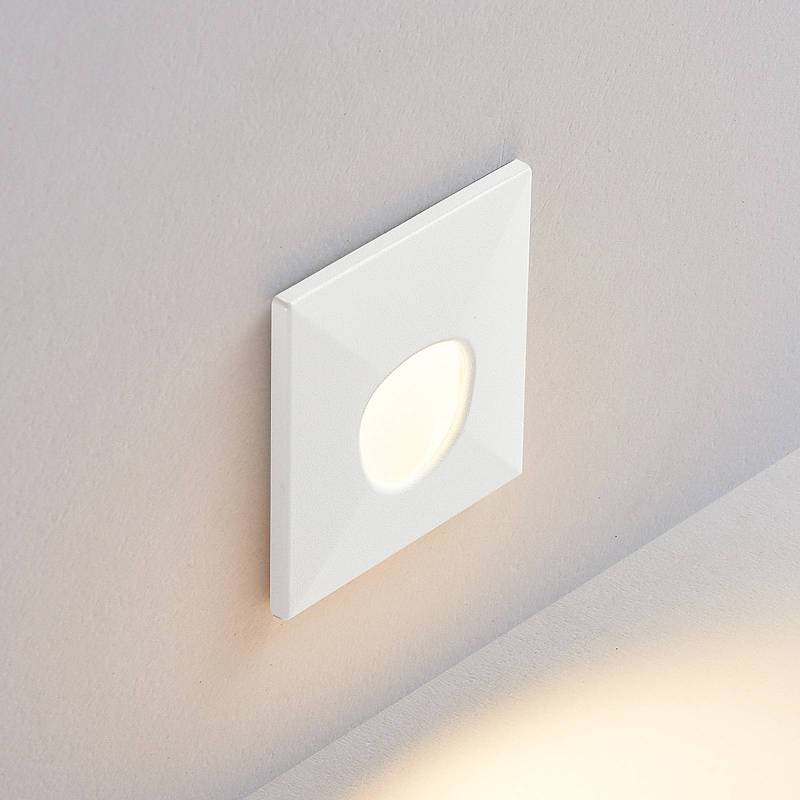 Molto Luce LED-Einbaulampe Wall 68 R Sina IP44 SQ, weiß, CCT von Molto Luce