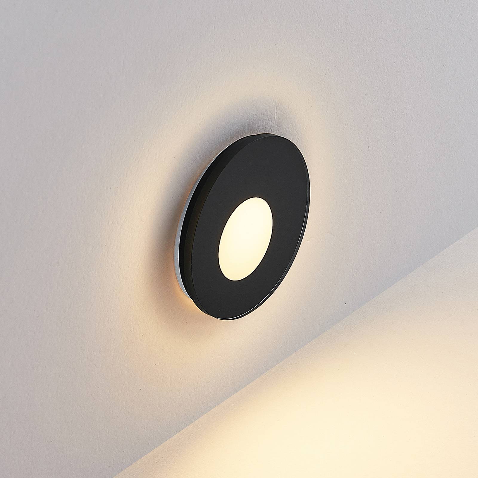 Molto Luce LED-Einbaulampe Wall 68R Glass IP44 RD, schwarz Molto Luce LED-Einbaulampe Wall 68R Glass IP44 RD, schwarz von Molto Luce