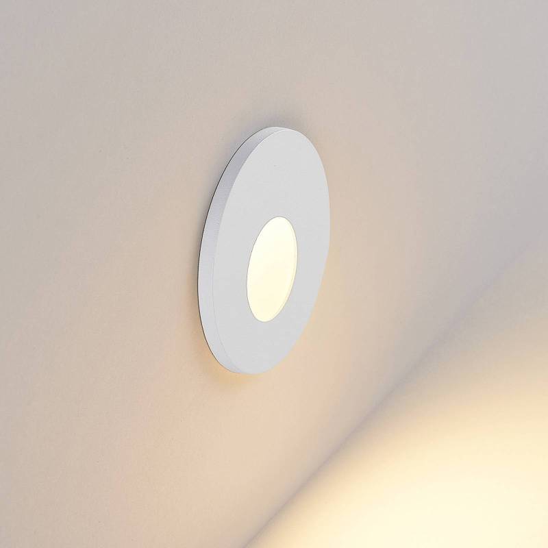 Molto Luce LED-Einbaulampe Wall 68R RD weiß, Aluminium, CCT von Molto Luce