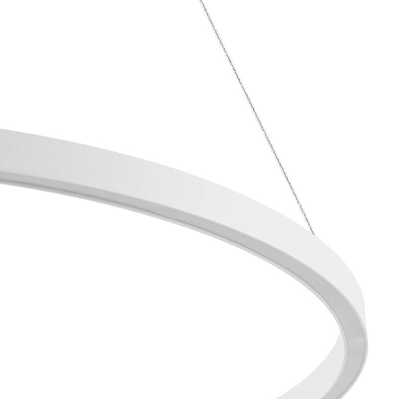 Molto Luce LED-Hängelampe Perfora, weiß, Ø 90 cm, Aluminium von Molto Luce