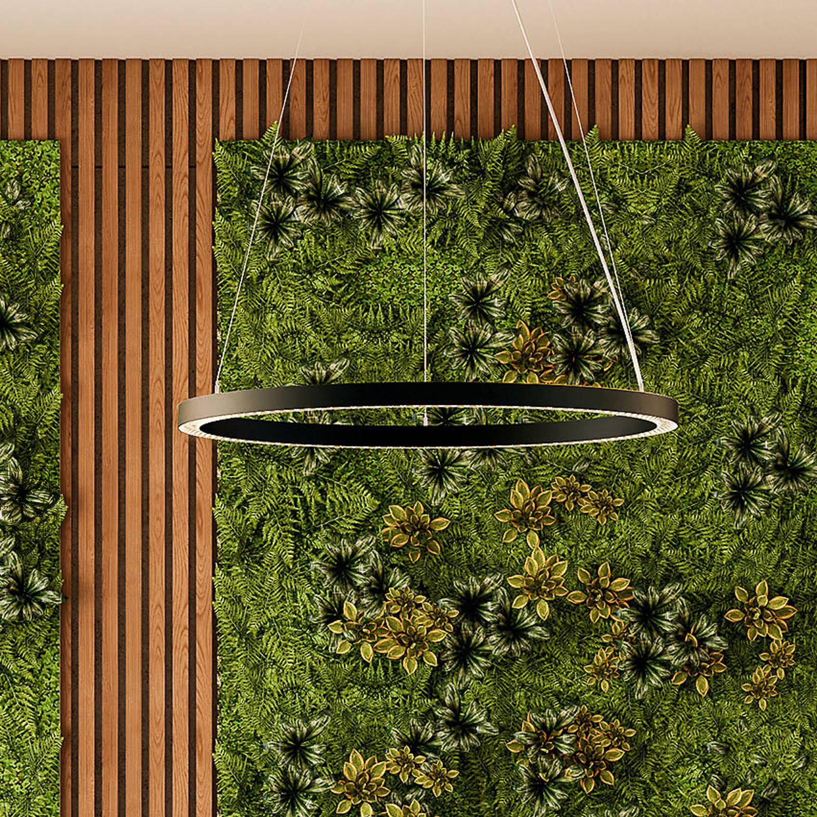 Molto Luce LED-Hängelampe Perfora Pro, schwarz, Ø 90,5 cm Molto Luce LED-Hängelampe Perfora Pro, schwarz, Ø 90,5 cm von Molto Luce